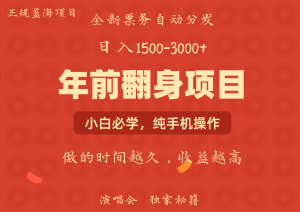 日入1000+ 娱乐项目 全国市场均有很大利润 长久稳定 新手当日变现-轻创网