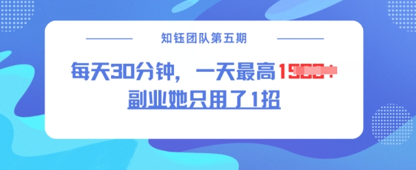 副业她只用了1招，每天30分钟，无脑二创，一天最高1.5k-轻创网
