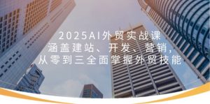2025AI外贸实战课：涵盖建站、开发、营销, 从零到三全面掌握外贸技能-轻创网
