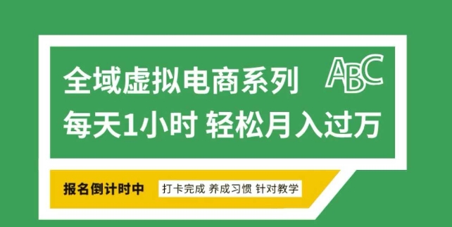 全域虚拟电商变现系列，通过平台出售虚拟电商产品从而获利-轻创网
