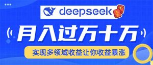 用DeepSeek席卷各大平台，快速上手实现多领域，让你收入猛增-轻创网