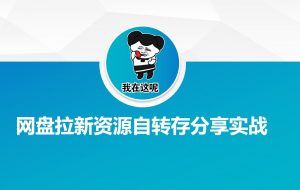 网盘拉新资源自动转存分享实战-轻创网