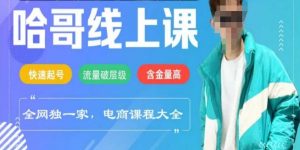 电商线上课程2025年，快速起号，流量破层级，这套方法起号率99%-轻创网