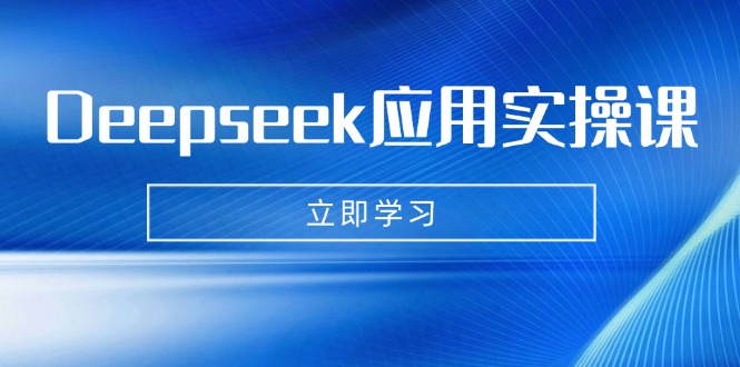 Deepseek应用实操课：AI制作数字妈妈、写真、短视频，辅导作业，PPT制作等-轻创网