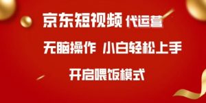 京东短视频代运营，全程喂饭，小白轻松上手【揭秘】-轻创网