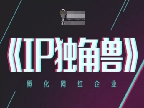 IP独角兽，孵化网红企业，ip教程-轻创网