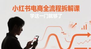 小红书电商全流程拆解课,学这一门就够了-轻创网