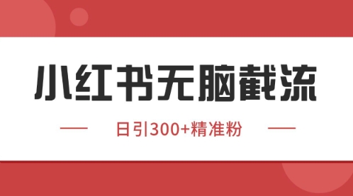 小红书只要你有同行就能获客，独家野路子获客玩法，暴力截流【揭秘】-轻创网