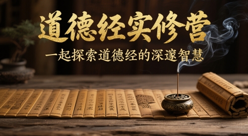 道德经实修营，一起探索道德经的深邃智慧-轻创网
