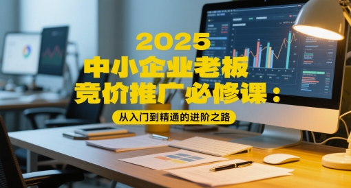 2025中小企业老板竞价推广必修课：从入门到精通的进阶之路-轻创网