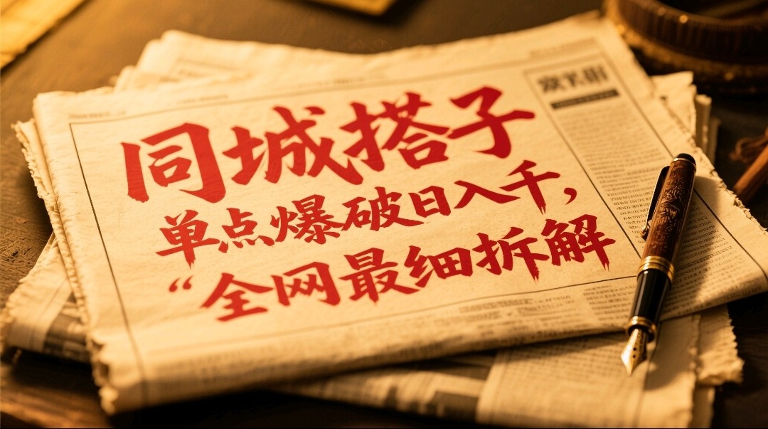 同城搭子群19.9单点爆破日入千，搭子组局月入万，全网最细拆解-轻创网
