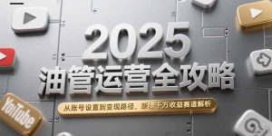 2025油管运营全攻略,从账号设置到变现路径,新增千万收益赛道解析-轻创网