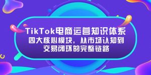 TikTok电商运营知识体系：四大核心模块，从市场认知到交易闭环的完整链路-轻创网