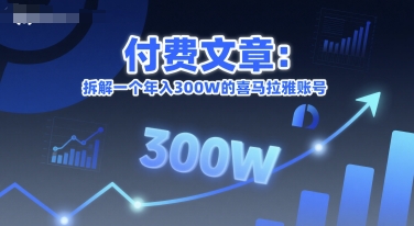 付费文章：拆解一个年入300W的喜马拉雅账号-轻创网