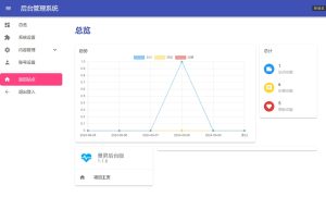 景昇个人主页源码后台版-轻创网