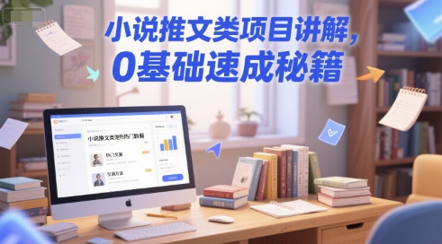 小说推文类项目讲解，0 基础速成秘籍-轻创网