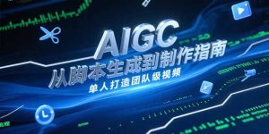 AIGC视频制作指南，从脚本生成到剪辑全流程，单人打造团队级视频-轻创网