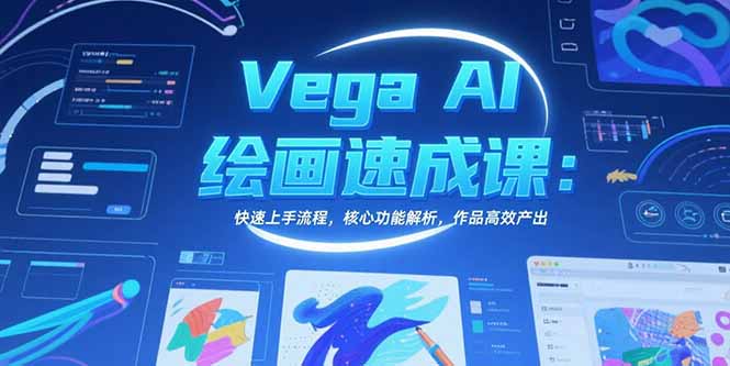 Vega AI绘画速成课：快速上手流程，核心功能解析，作品高效产出-轻创网