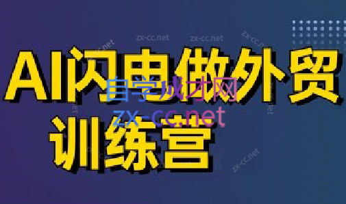 大卫·AI闪电做外贸训练营(更新7月)-轻创网