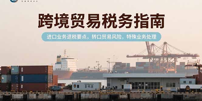 跨境贸易税务指南，进口业务退税要点，转口贸易风险，特殊业务处理-轻创网
