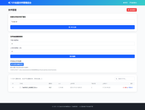 最新临时文件快传系统源码 轻量化 带后台 首发-轻创网