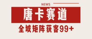 唐卡赛道私域引流获客 自热矩阵SOP日引流99+精准客资-轻创网