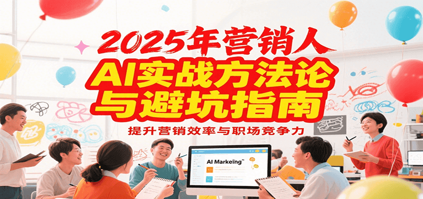 图片[1]-2025年营销实战方法论与避坑指南，利用AI提升营销效率与职场竞争力-轻创网
