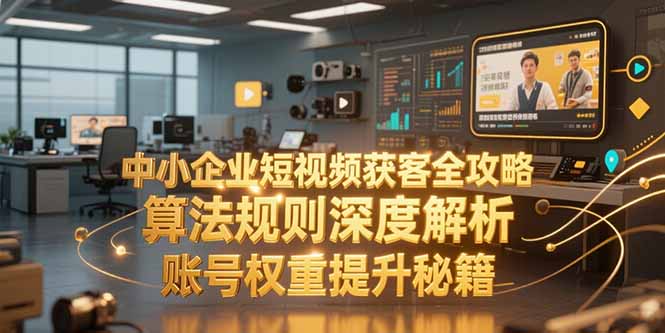 中小企业短视频获客全攻略，算法规则深度解析，账号权重提升秘籍-轻创网
