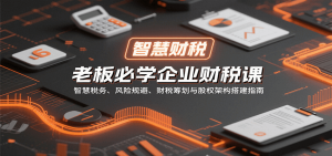 老板必学企业财税课：智慧税务、风险规避、财税筹划与股权架构搭建指南-轻创网