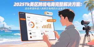 2025Tk美区跨境电商完整解决方案：适合希望快速入局美区电商的从业者学习-轻创网