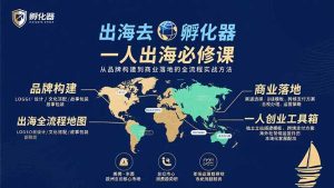 出海去 孵化器 一人出海必修课：从品牌构建到商业落地的全流程实战方法-轻创网