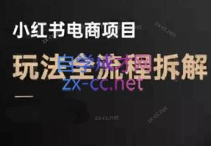 菲菲老师·小红书电商玩法(更新9月)-轻创网