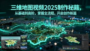 三维地图视频2025制作秘籍，从基础到高阶，掌握全流程，开启创作新篇-轻创网