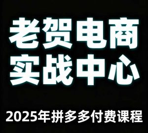 老贺电商2025年拼多多付费课程，用通俗易懂的方法告诉你多多怎么玩-轻创网