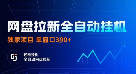 网盘拉新全自动挂G，独家技术，操作简单，自动完成拉新任务，单窗口3张【揭秘】-轻创网
