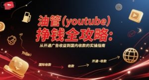 油管(youtube)挣钱全攻略：从开通广告收益到国内收款的实操指南(更新)-轻创网