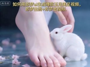 如何用即梦ai生成爆款玉足美足视频，即梦出图+即梦出视频，快速涨粉-轻创网