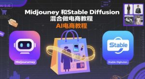 Midjourney和Stable Diffusion混合做电商教程-ai电商教程-轻创网