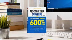 外贸企业增长实战指南，八步法、爆品选品、营销布局，业绩增长300%-轻创网