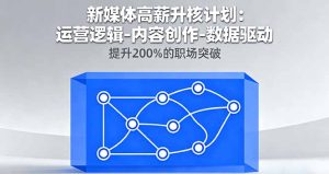 新媒体高薪升核计划：运营逻辑-内容创作-数据驱动，提升200%的职场突破-轻创网
