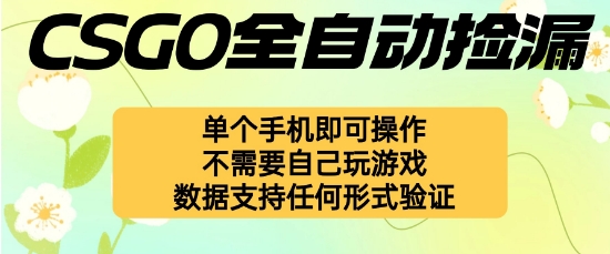 自动挂G捡漏，不用自己挂G不用玩游戏，一个手机即可操作，新手小白轻松月入1W+【揭秘】-轻创网