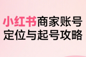 大晴老师·小红书电商全链路实战从定位到爆单(更新9月)-轻创网