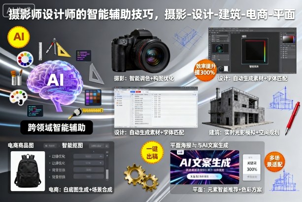 摄影师设计师的智能辅助技巧,摄影-设计-建筑-电商-平面-轻创网