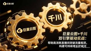 巨量云图+千川双引擎驱动实战：帮助高消耗直播间突破流量瓶颈，构建可...-轻创网