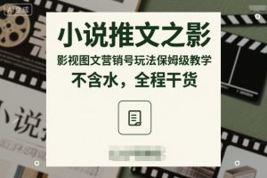 小说推文之影视图文营销号玩法保姆级教学，不含水，全程干货-轻创网