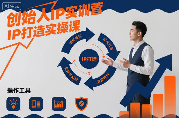 创始人IP实训营，IP打造实操课-轻创网