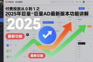 付费投放从0到1之2025年巨量AD最新版本功能讲解-轻创网