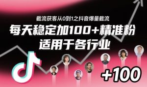 ‌​⁢⁡​⁤​⁡⁡‌‌⁤⁤​‍‬‬⁡⁡​‍⁢‍⁢​​⁢‌⁣⁢​⁣⁢⁣‬​‌​‬⁤‌‌⁡‍​⁤截流获客从0到1之抖音爆量截流，每天稳定加100+精准粉，适用于各行业-轻创网