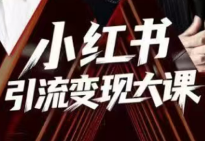 群响·小红书引流变现大课(11月15-16日线下课)-轻创网