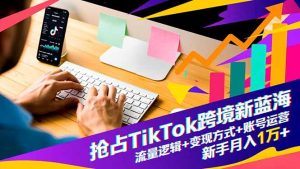 抢占TikTok跨境新蓝海：流量逻辑+变现方式+账号运营，新手月入1万+-轻创网